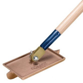 Kraft Tool Bronze Walking Groover with 60" Wood Handle, 8" L x 4-1/2" W, with 1/4" R x 1" Deep Bit